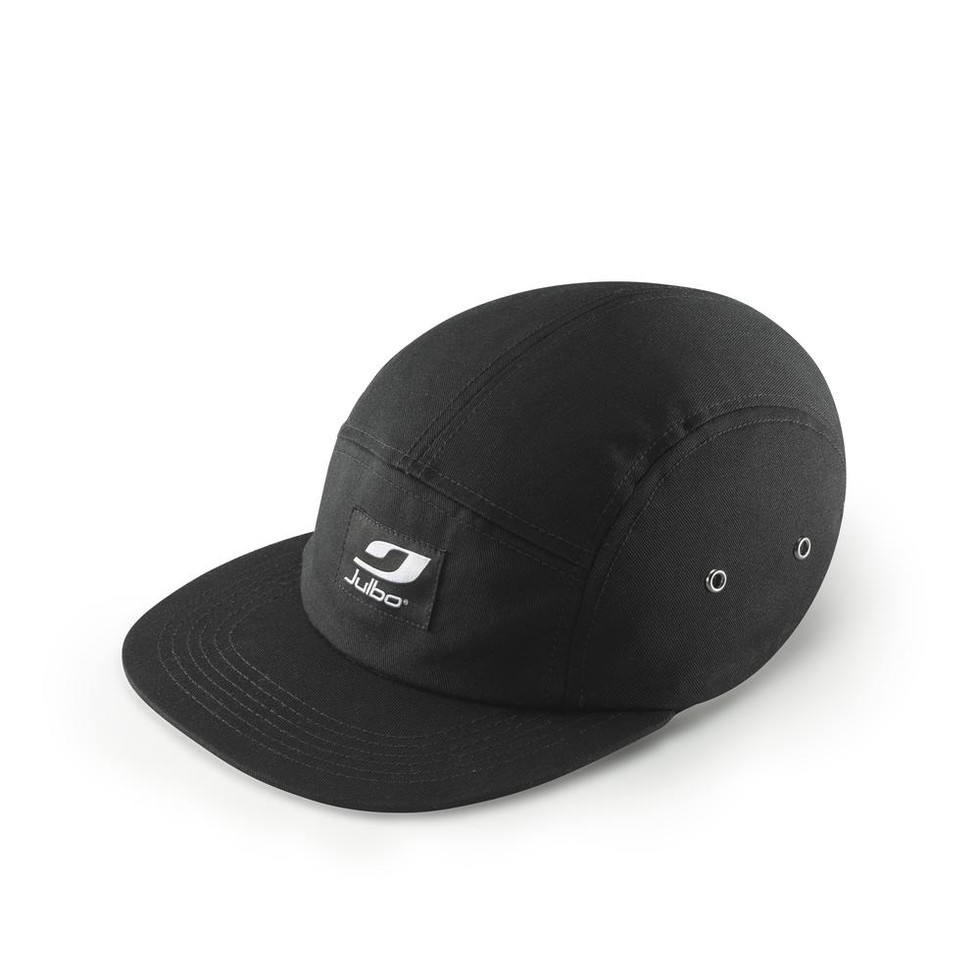 TECH CAP 5 PANEL đen