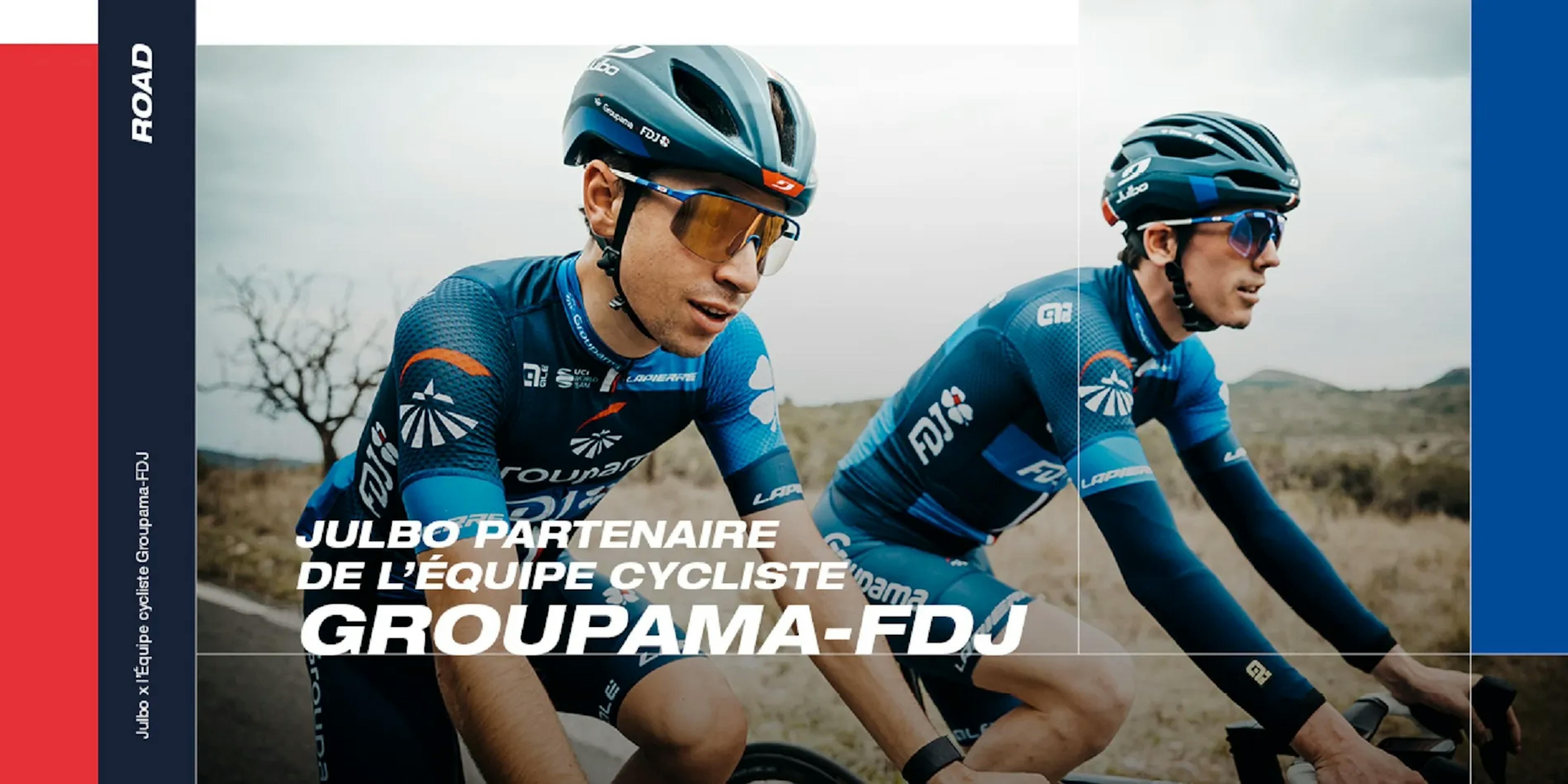 Julbo trở thành đối tác của đội đua xe đạp Groupama-FDJ.